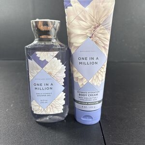 Bath And Body Works “ One In A Million” Shower Gel And Body Cream Set